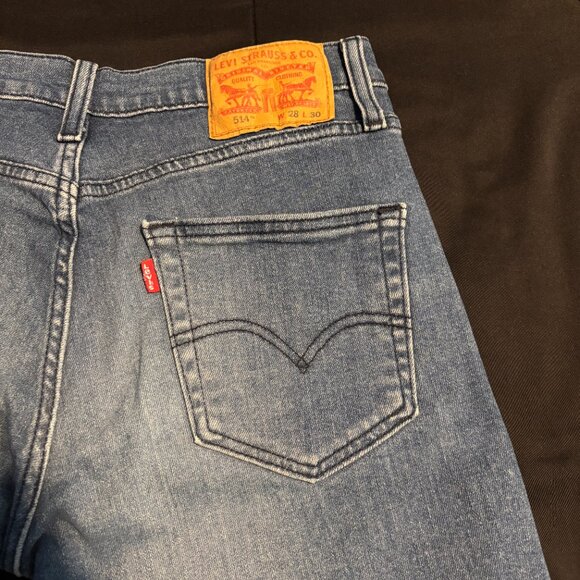 Levi's 514 Straight Flex Jean 28x30 Medium/Light wash - Picture 3 of 10